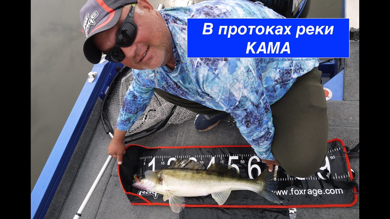 В протоках реки КАМА - рыбалка на базе KZN Fishing.