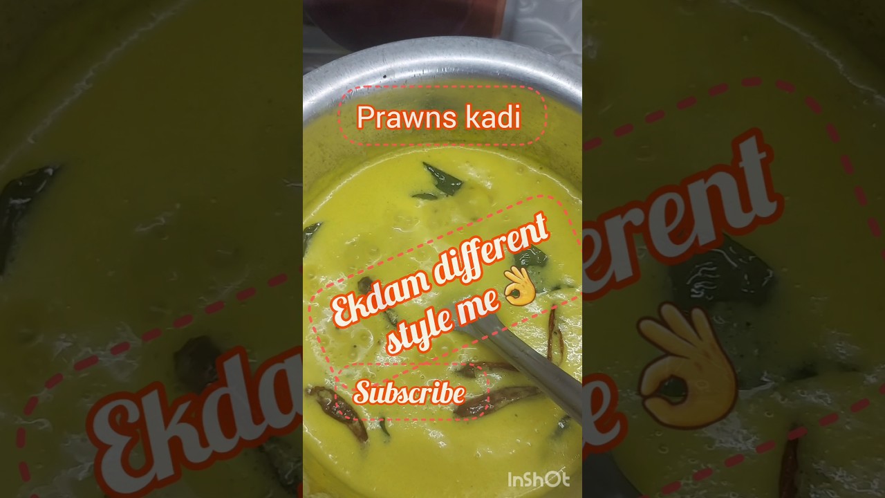 prawns kadi recipe |ekdam new style me kadi with prawns