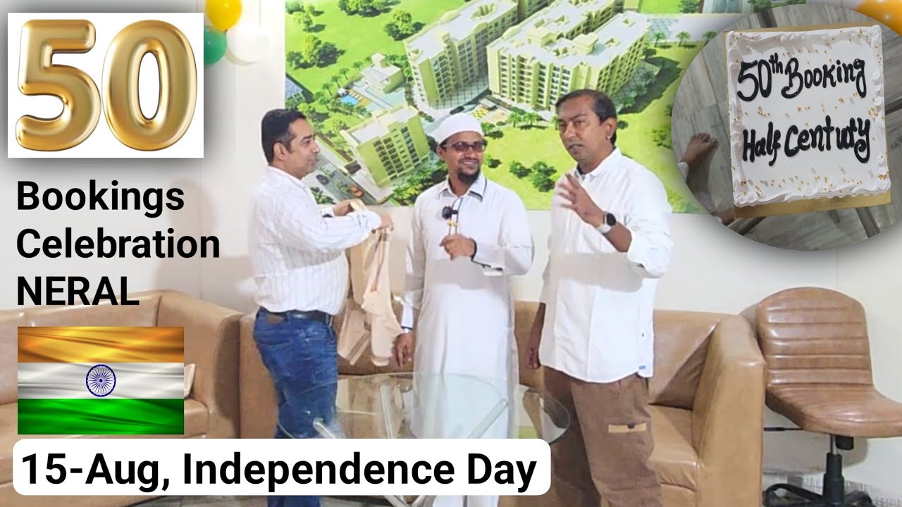 50 Bookings Completed in Neral Mamdapur with Independence Day Celebration 