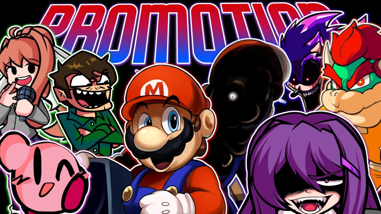 Promotion, But Every Turn A Different Character Is Used || FNF: Mario's Madness V2 BETADCIU