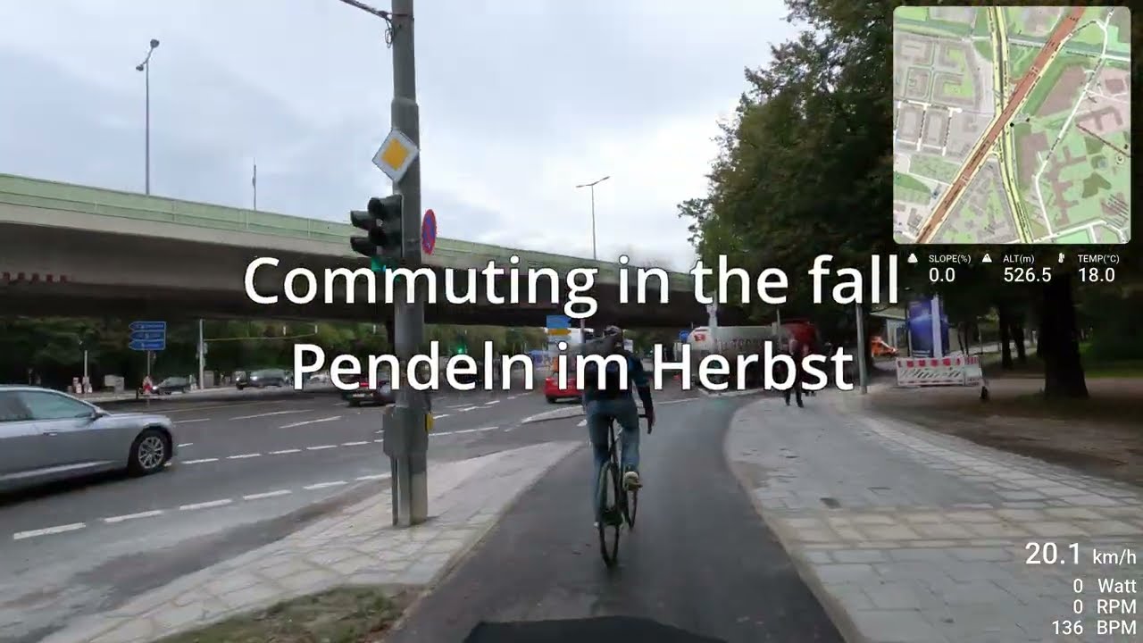 Pendeln im Herbst #muenchen #radfahren #mdrza