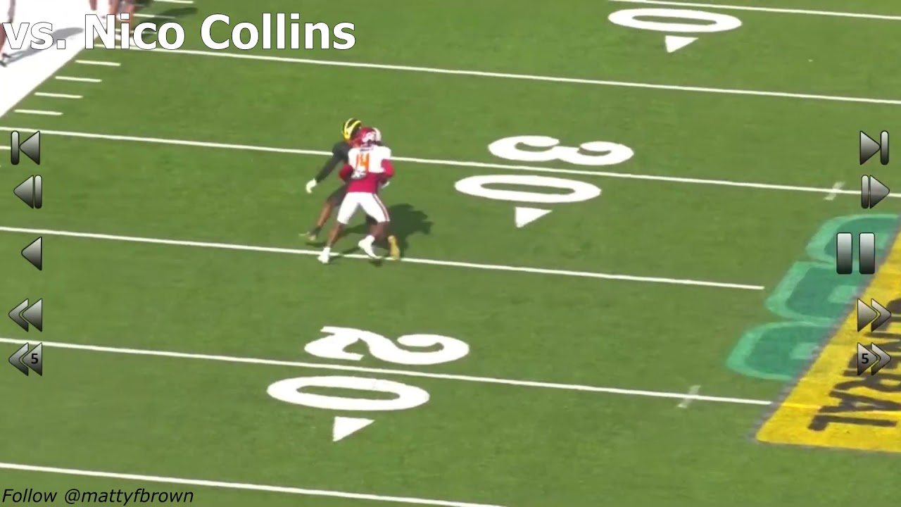 Tre Brown Senior Bowl 1v1s