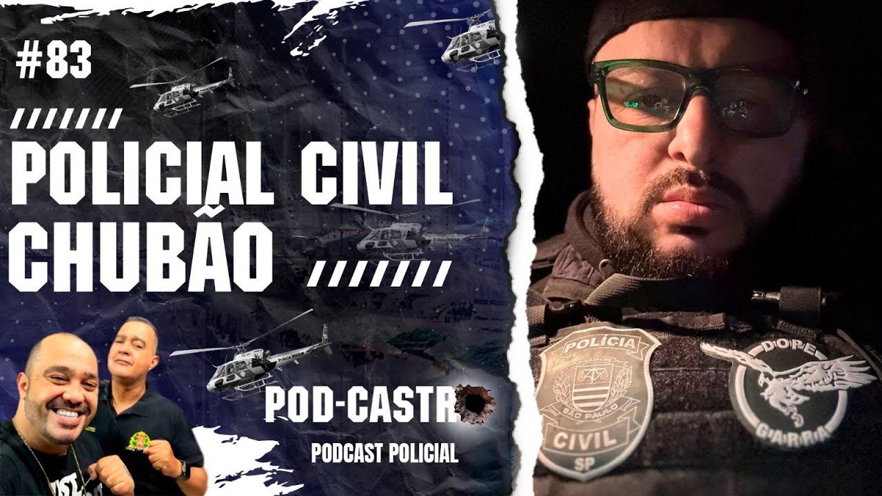 [ AO VIVO ] CHUBÃO DO GARRA - TUDO SOBRE A M0RT3 DO EX-DELEGADO GERAL RUY FERRAZ  - PODCASTRO #83