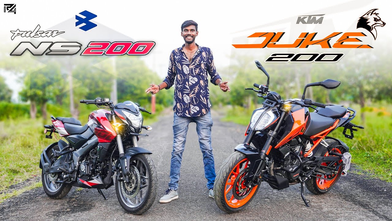 Bajaj Pulsar NS200  Vs KTM Duke 200 Comparison in Telugu 💥