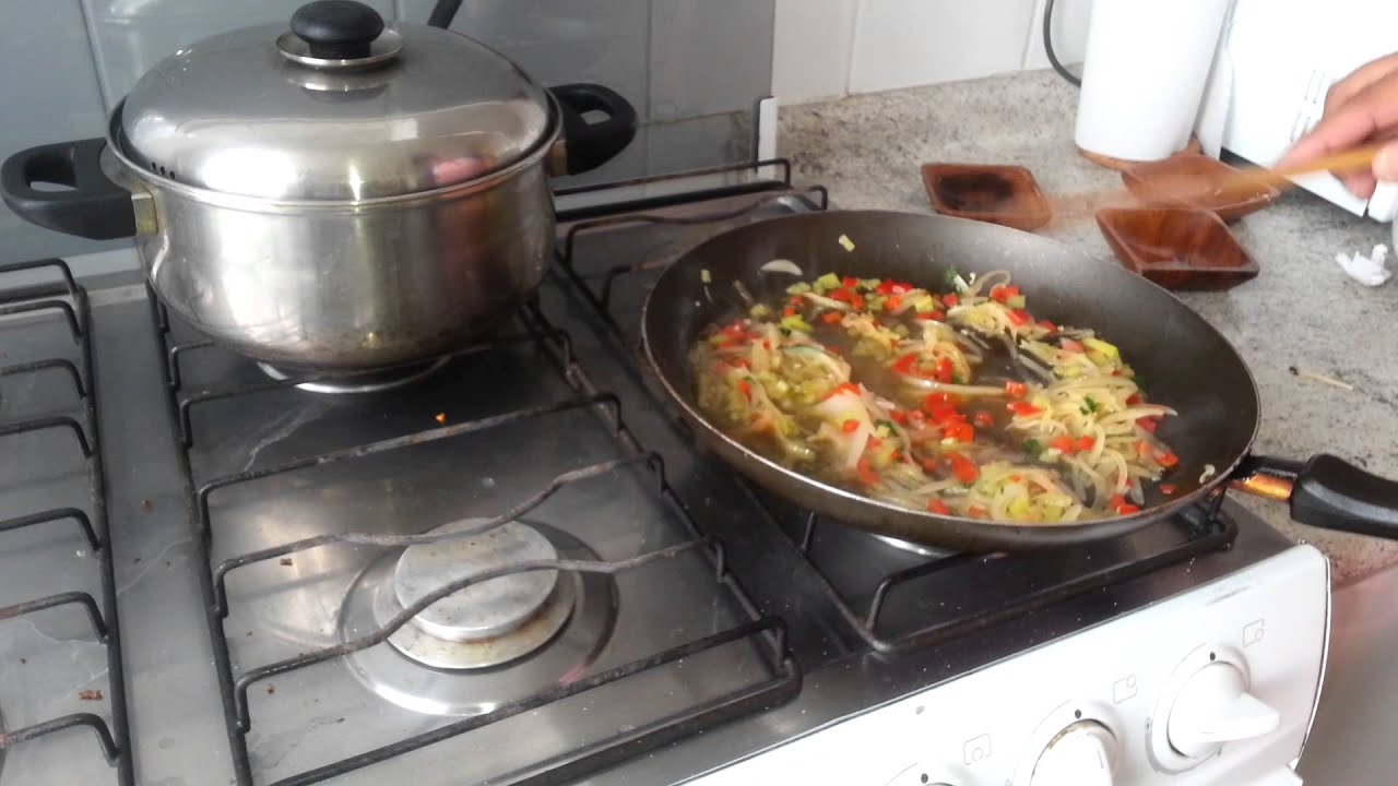 Lapas al vino