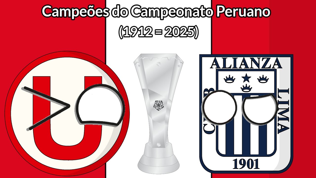 Campeões do Campeonato Peruano (1912 = 2025)