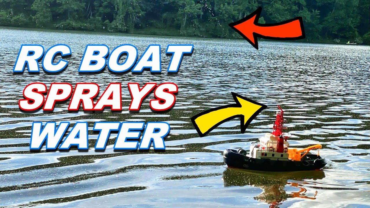 Water Cannon Tugboat - RC Boat Henglong 3810 - TheRcsaylors