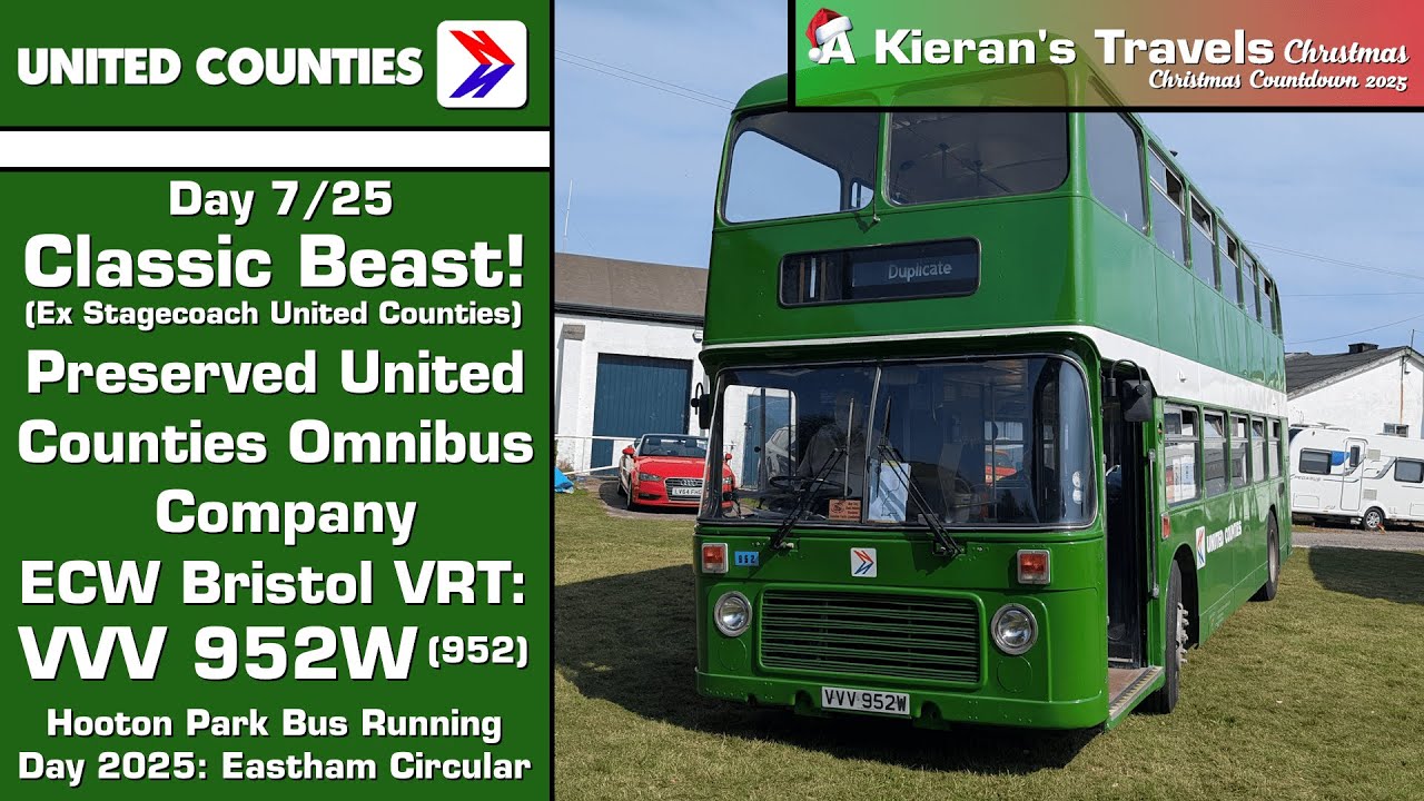(7 - Beast!) Preserved United Counties Omnibus Company ECW Bristol VRT: VVV 952W