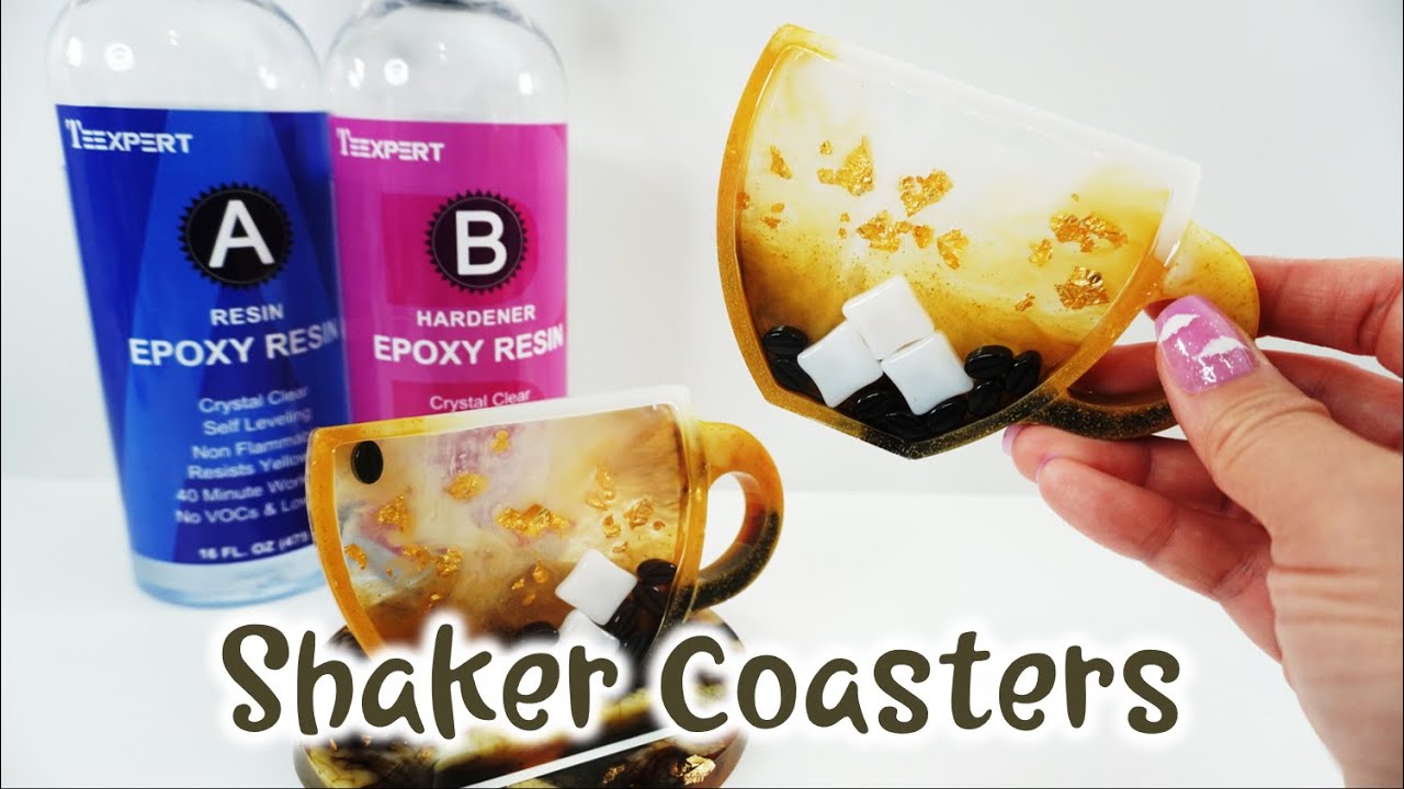 Coffee Cup Shaker Coaster - Beginner Resin Craft