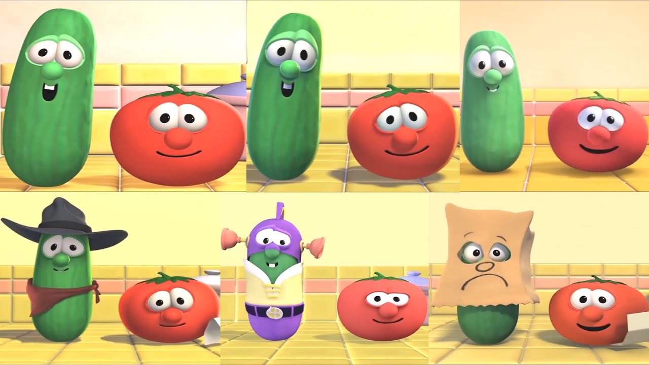 All 2000s VeggieTales Countertop Scenes HD
