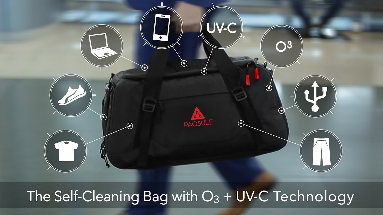 Paqsule - The Only Bag That Will Kill Germs, Bacteria And Odors With A Push Of A Button