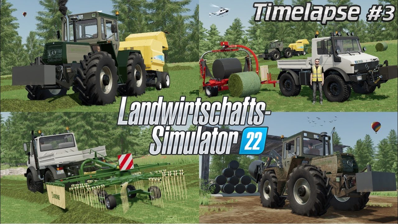 Erster GRASSCHNITT in der WILDNIS mit @TheCamPeRYT! 🌳🚜💨 | [LS22] - Timelapse #3 Niemandsland Survival