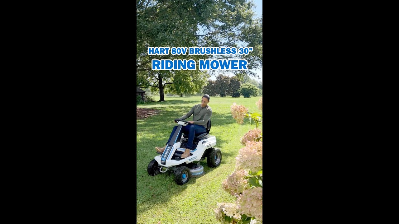 HART 80V Riding Mower