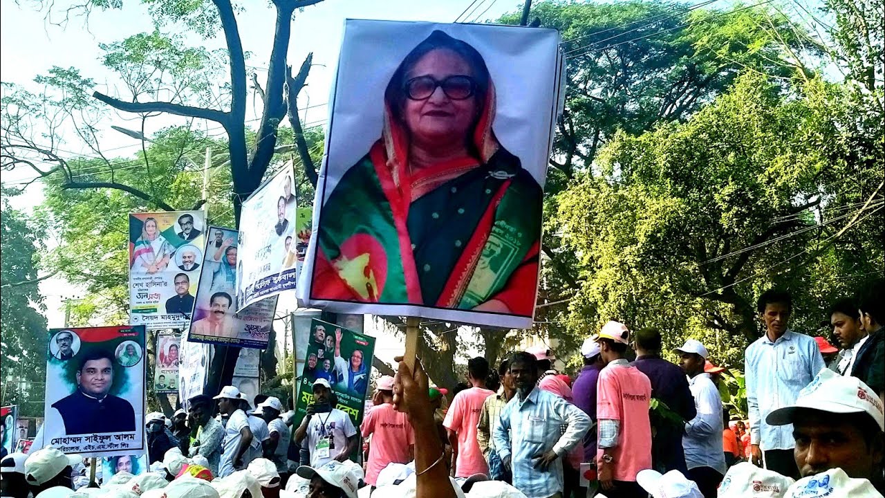 বঙ্গবন্ধু কন্যা প্রধান মন্ত্রী শেখ হাসিনা || Prime Minister is presenting speech polo ground maydan
