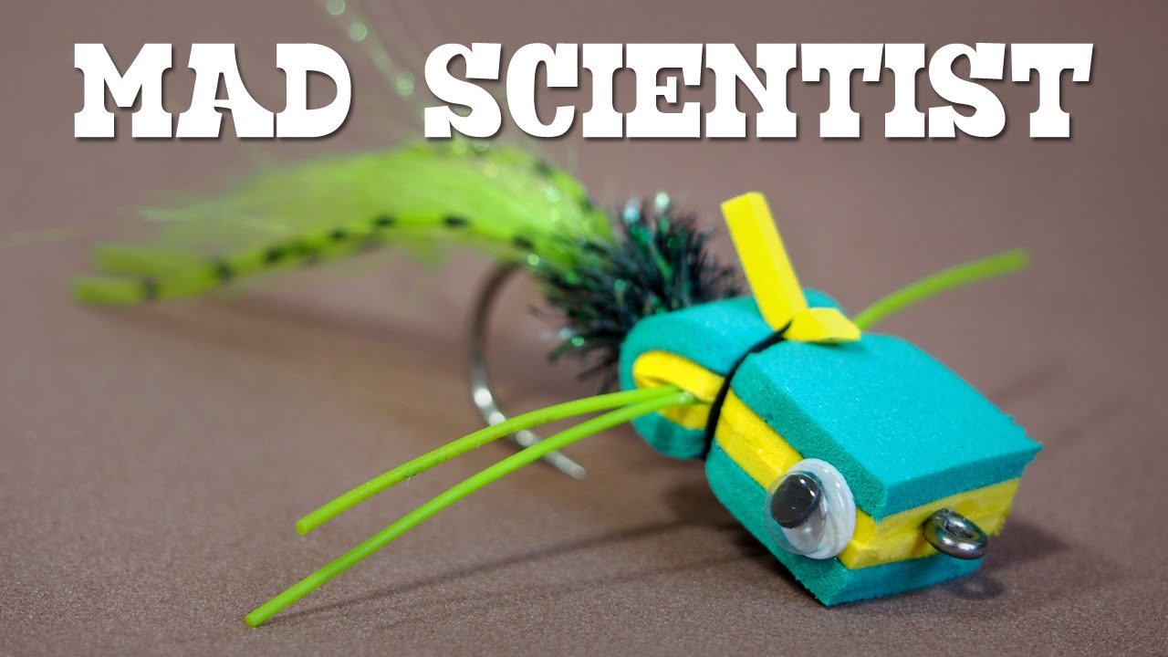 Fly Tying - Mad Scientist (Popper de EVA)