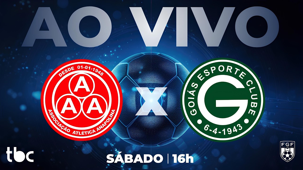 ANAPOLINA X GOIÁS | GOIANÃO 2026 AO VIVO NA TBC | 21/02/2026