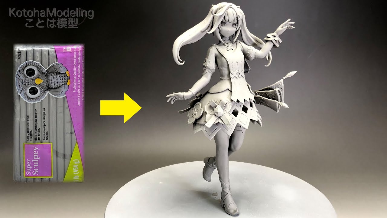【原神】ファルザン先輩のフィギュアを作ってみた【Sculpture/clay figure】Genshin Impact Faruzan
