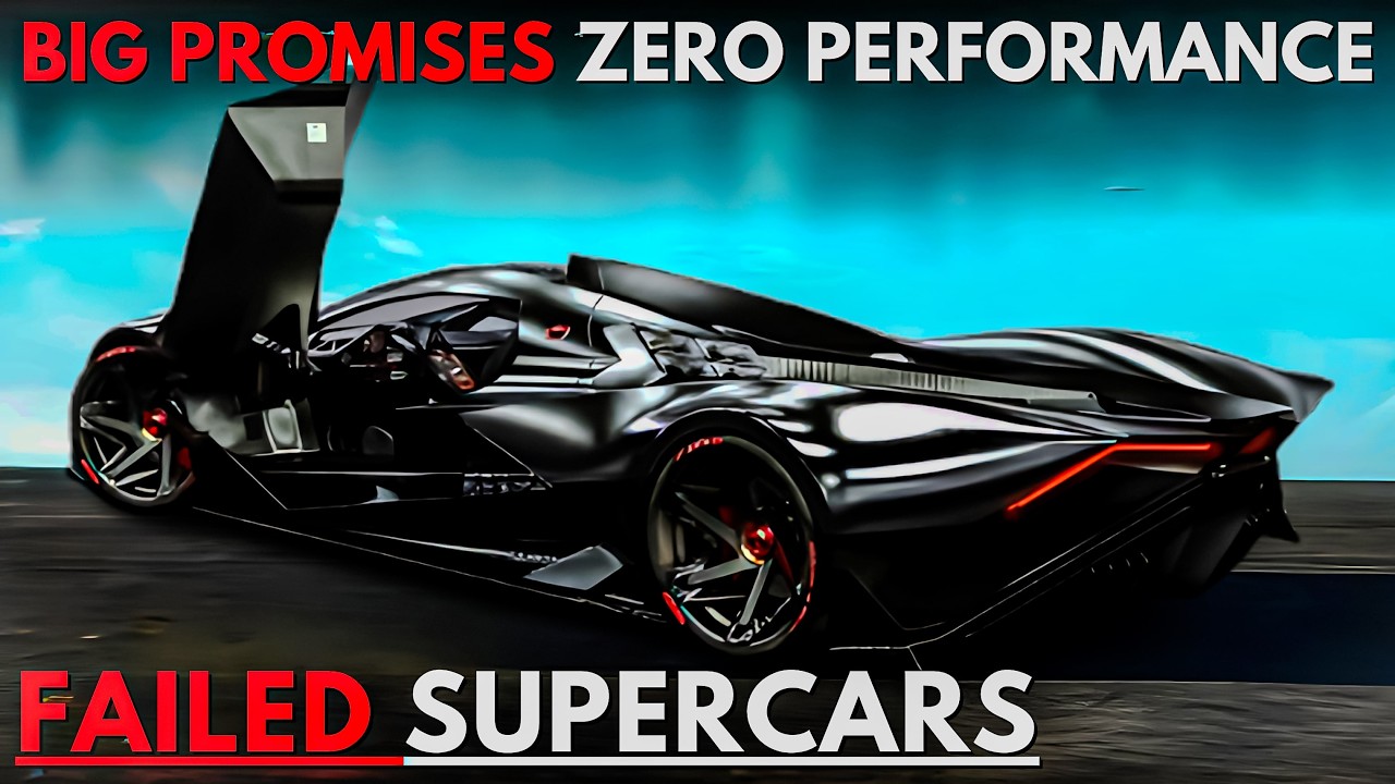 10 Most Disappointing Supercars That Failed to Deliver