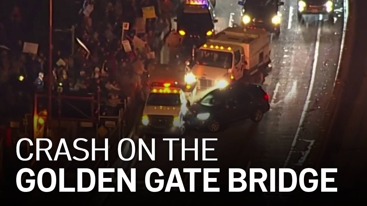 5 Hurt in Crash on Golden Gate Bridge Near Anti-Vaccine Mandate Rally