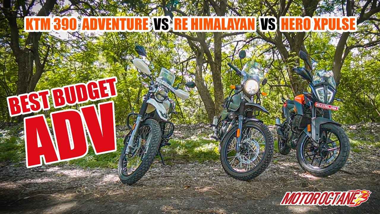 KTM 390 Adventure vs Enfield Himalayan vs XPulse 200 | Hindi | MotorOctane