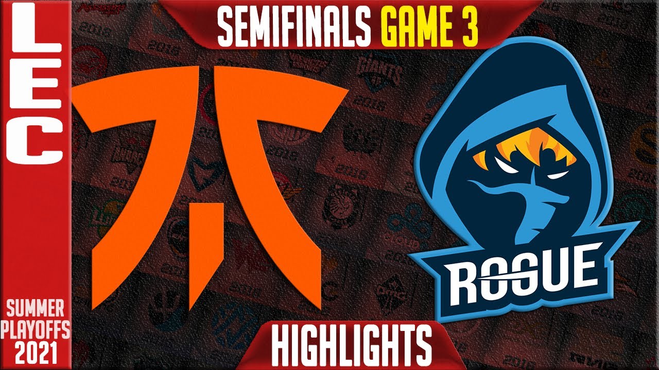 FNC vs RGE Highlights Game 3 | LEC Summer Playoffs Semi finals | Fnatic vs Rogue G3