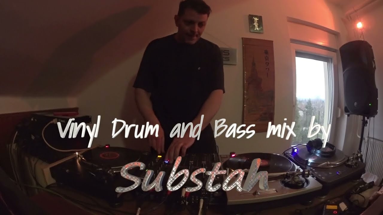 Drum and Bass mix from Vinyl by Substah -Old School,Tech Step-