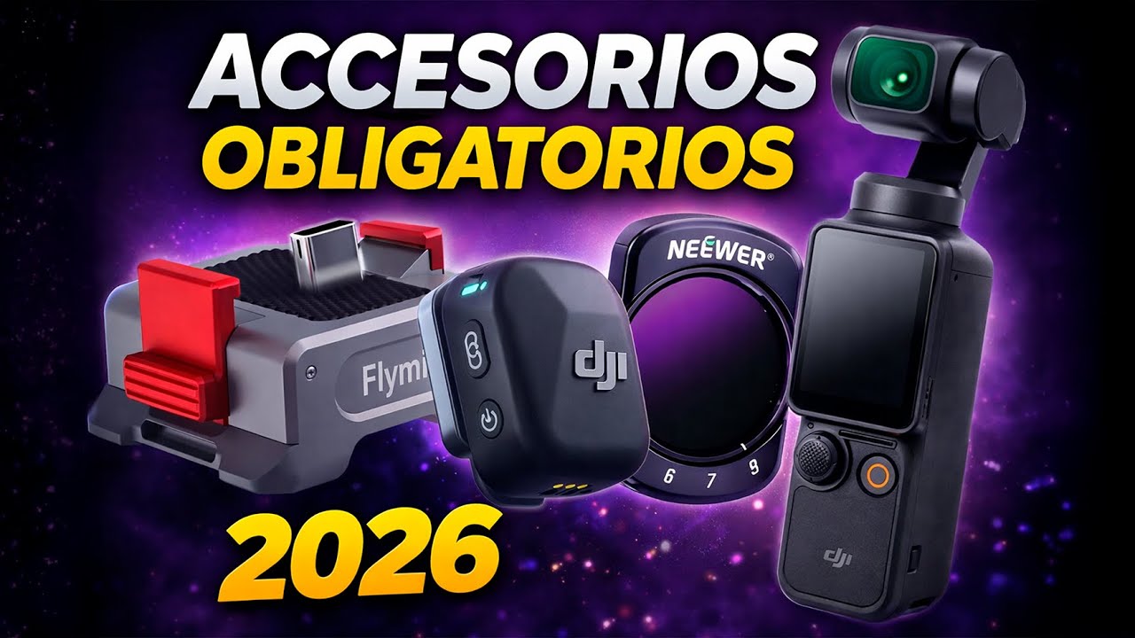 Accesorios OBLIGATORIOS para tu DJI Osmo Pocket 3 (2026)