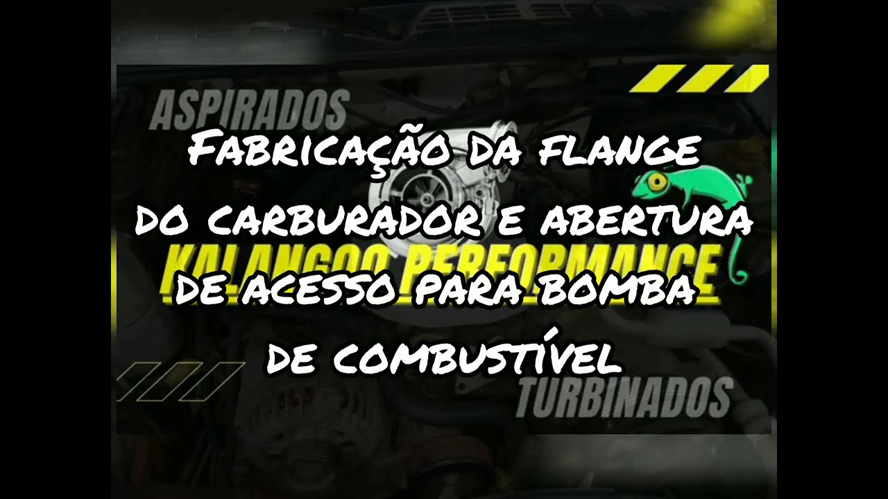 Blazer V6 com carburador 2E, fabriquei a flange e abrimos acesso para o tanque!