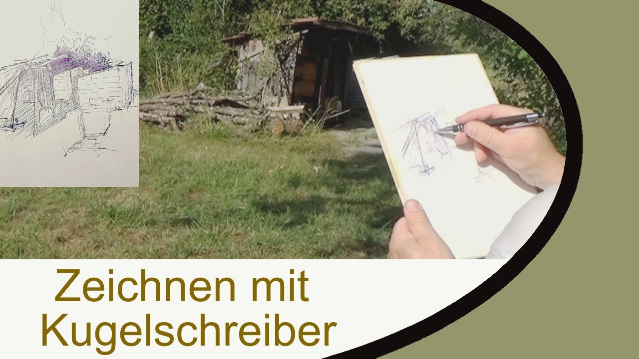 Urban Sketching - Zeichnen mit Kugelschreiber