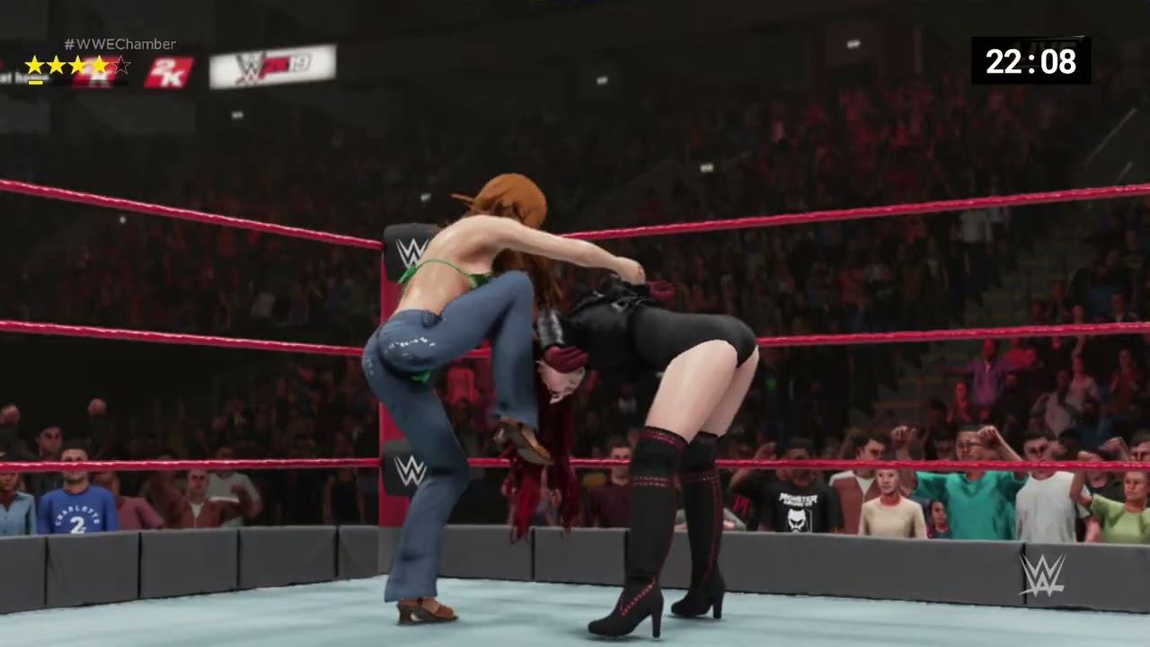 (Request) WWE 2k19 Kasumi Yoshizawa VS Nami Bronco Buster Testicular Claw Ironwoman (30 Mins)
