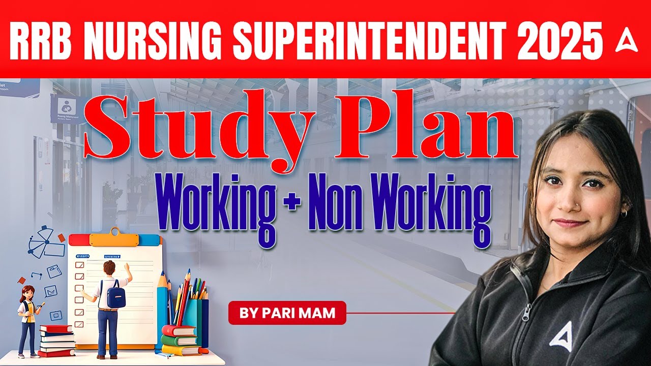 RRB Nursing Superintendent 2025 | RRB Nursing Study Plan | RRB Nursing Exam Preparation 2025 #RRB