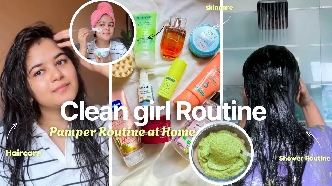 CLEAN GIRL Routine!🌸🛁🫧 | Everything Shower, Hair Mask, Skincare & more!✨🪷