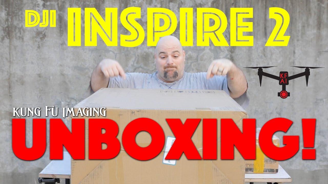DJI Inspire 2 UNBOXING - Let's OPEN THIS! [Kung Fu UNBOXING #1]