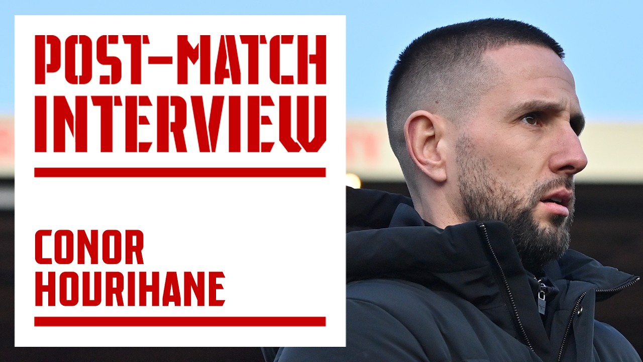 REACTION | Conor Hourihane following draw against Wimbledon