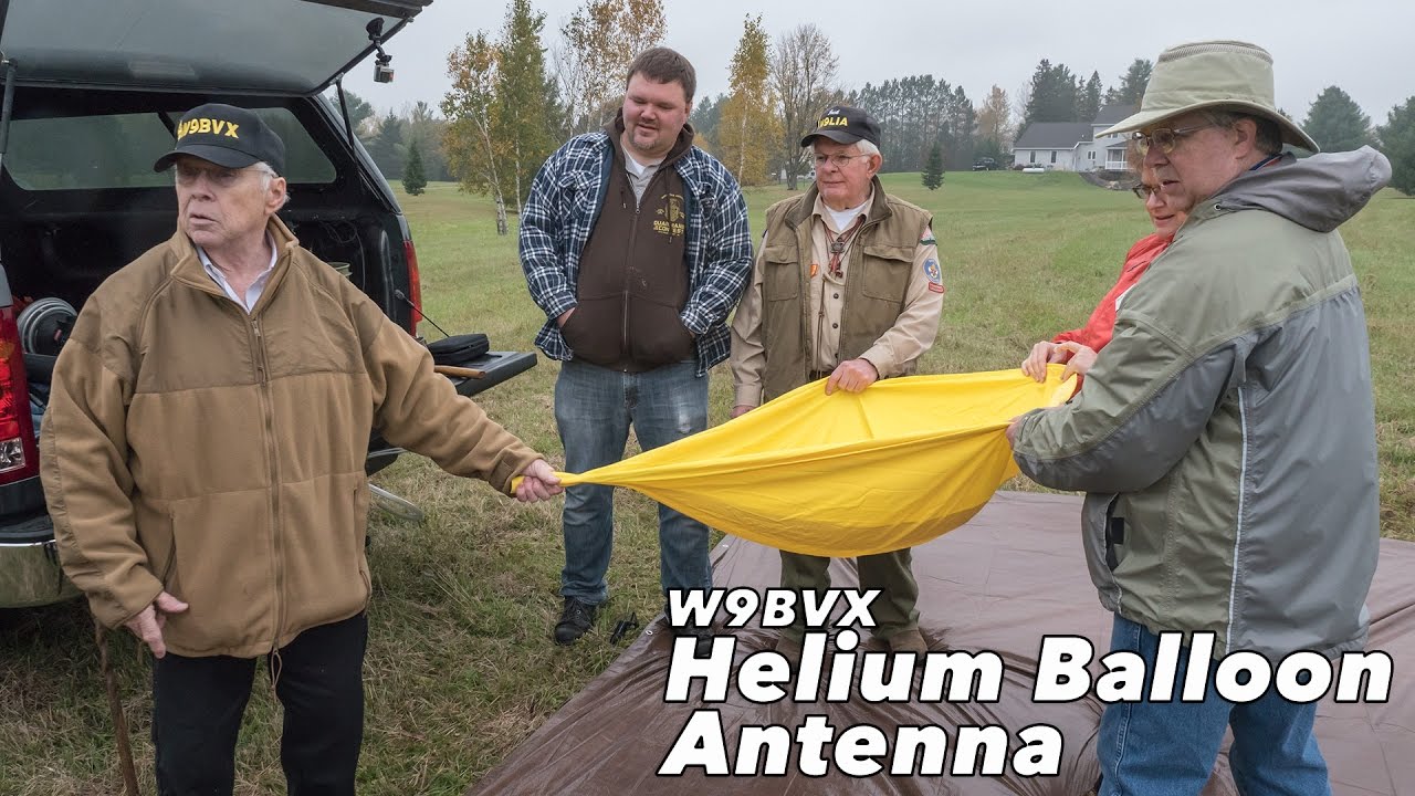 W9BVX's Helium Balloon Vertical Antenna