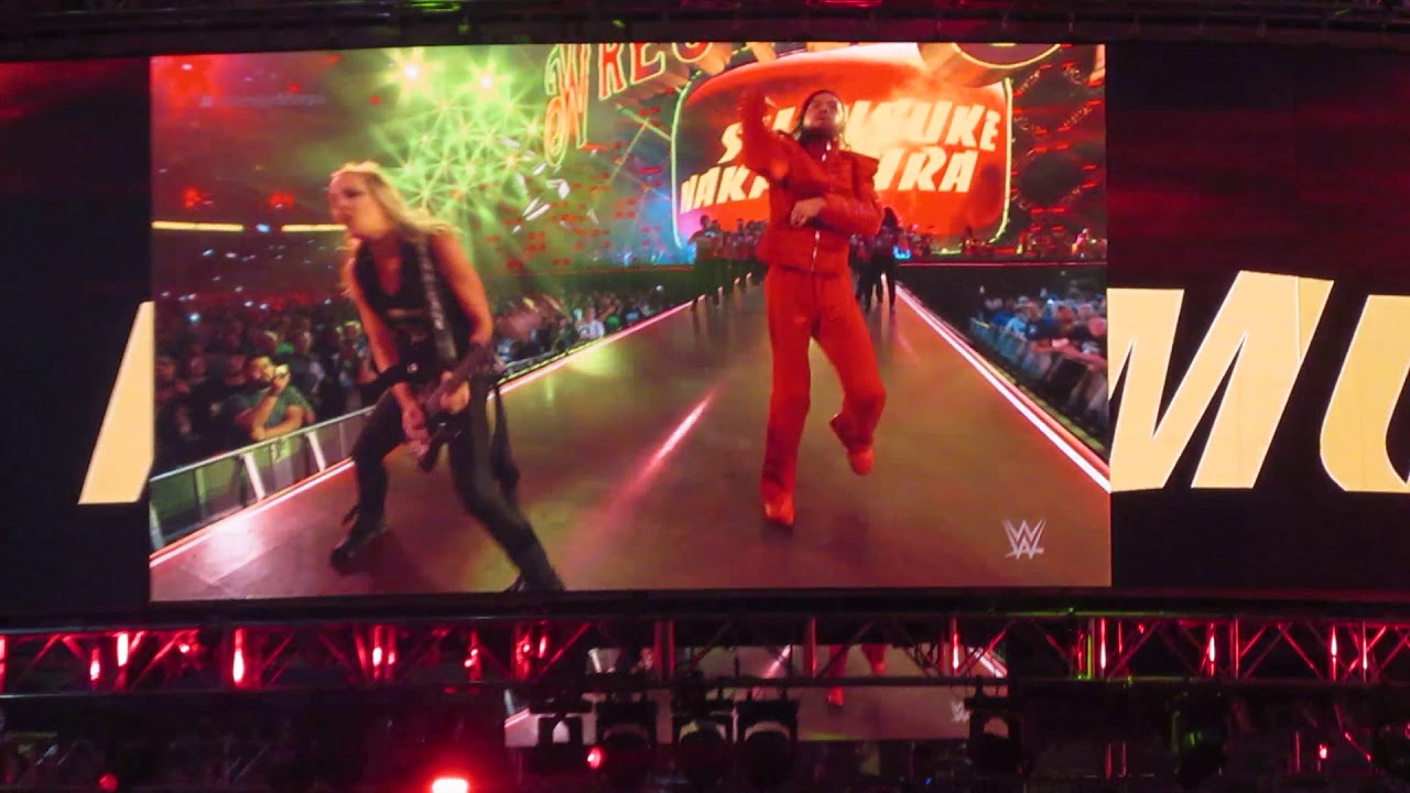 Nita Strauss Plays Shinsuke Nakamura To The Ring