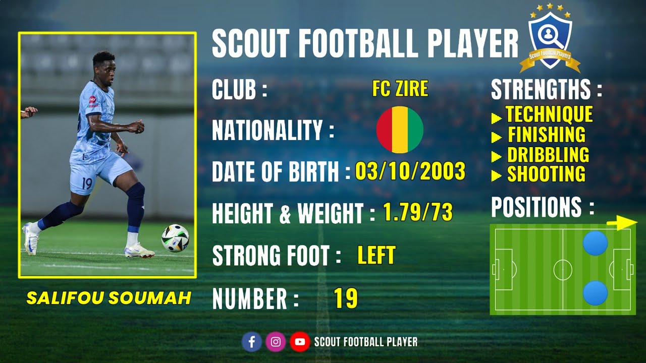 SALIFOU SOUMAH 🔵 WINGER 🔵 FC ZIRE 🔵 BEST OF 2024/25 FHD