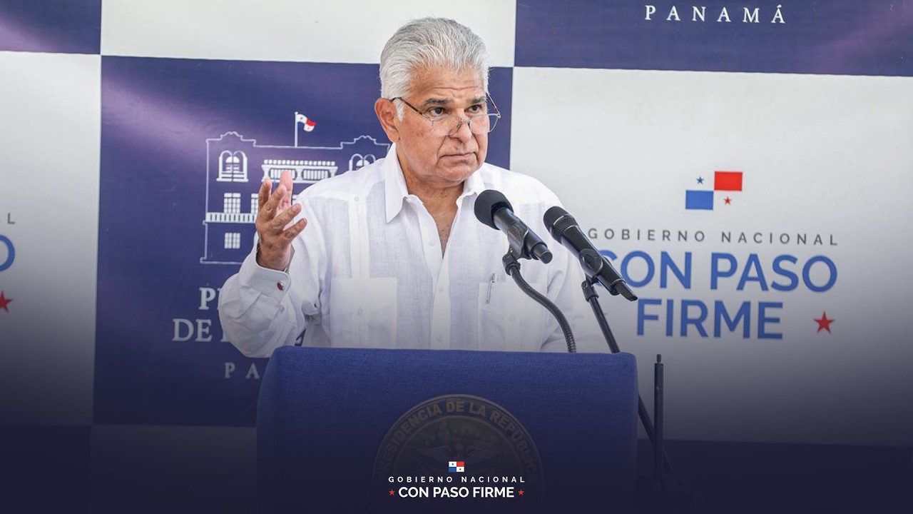 Palabras del presidente Mulino en el nuevo estadio de béisbol Roberto Mariano Bula