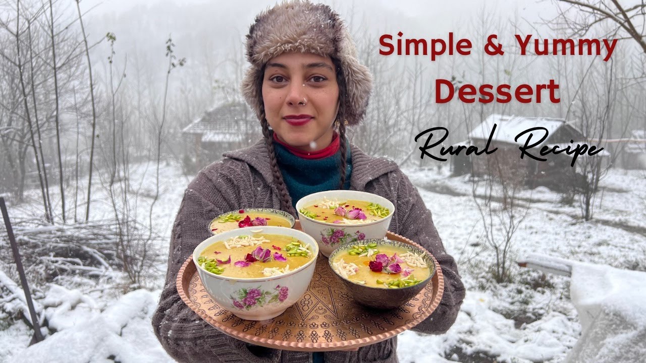 Making Kachi on a Snowy Day | Village Life