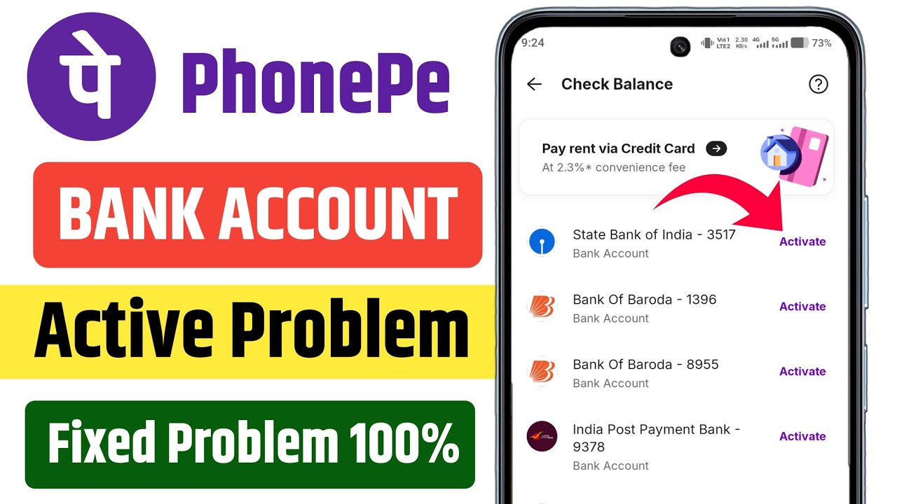 PhonePe bank account activation problem | How to activate bank account on phonepe 🤔