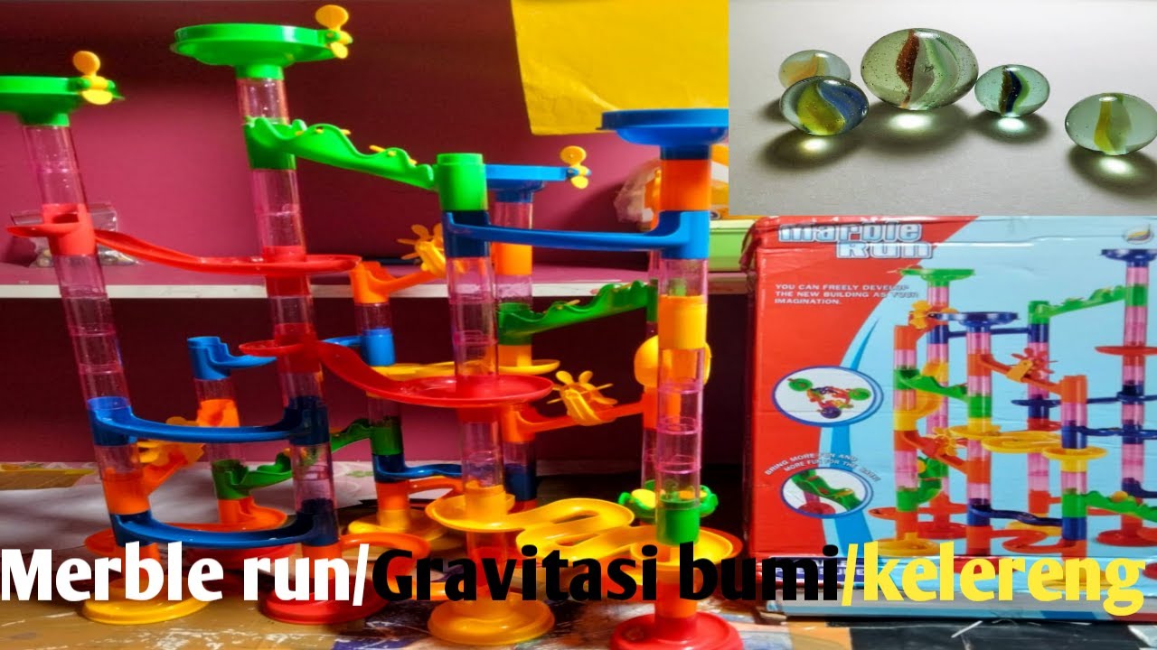 toy Gravity of the earth top 1 marbles#marblerun Mainan rumble kelereng#kelereng
