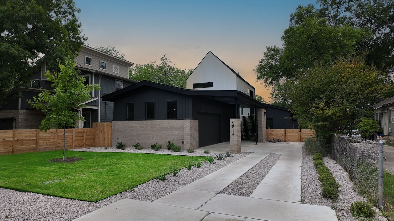 INSIDE THIS NEW LUXURY MODERN HOME IN ALLANDALE AUSTIN TEXAS WITH NO HOA!