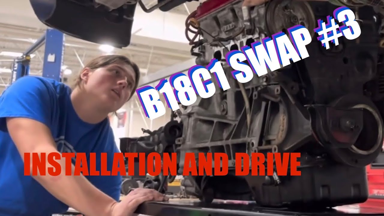 Integra B18C1 Swap (#3 Installation and drive)