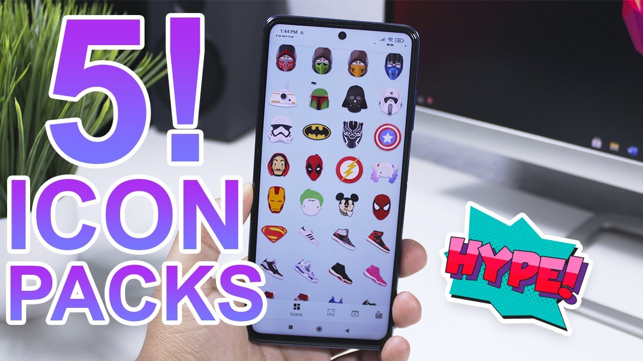 TOP 5 NUEVOS PAQUTES DE ICONOS ANDROID - Icon packs 2021 ( Abril 2021 )