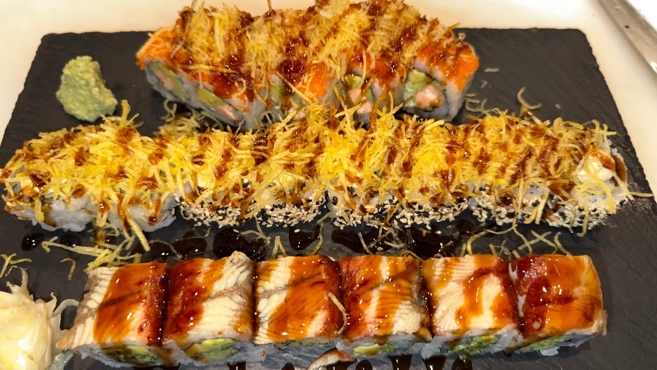 POV- 5 min Delicious & Best sushi Platters ! Chef Atma ! How to make sushi platters! #sushi