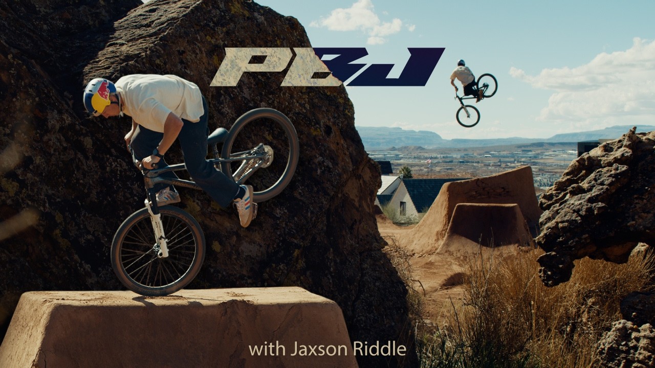 Master of style, Jaxson Riddle rides his local skate park and dirt jumps
