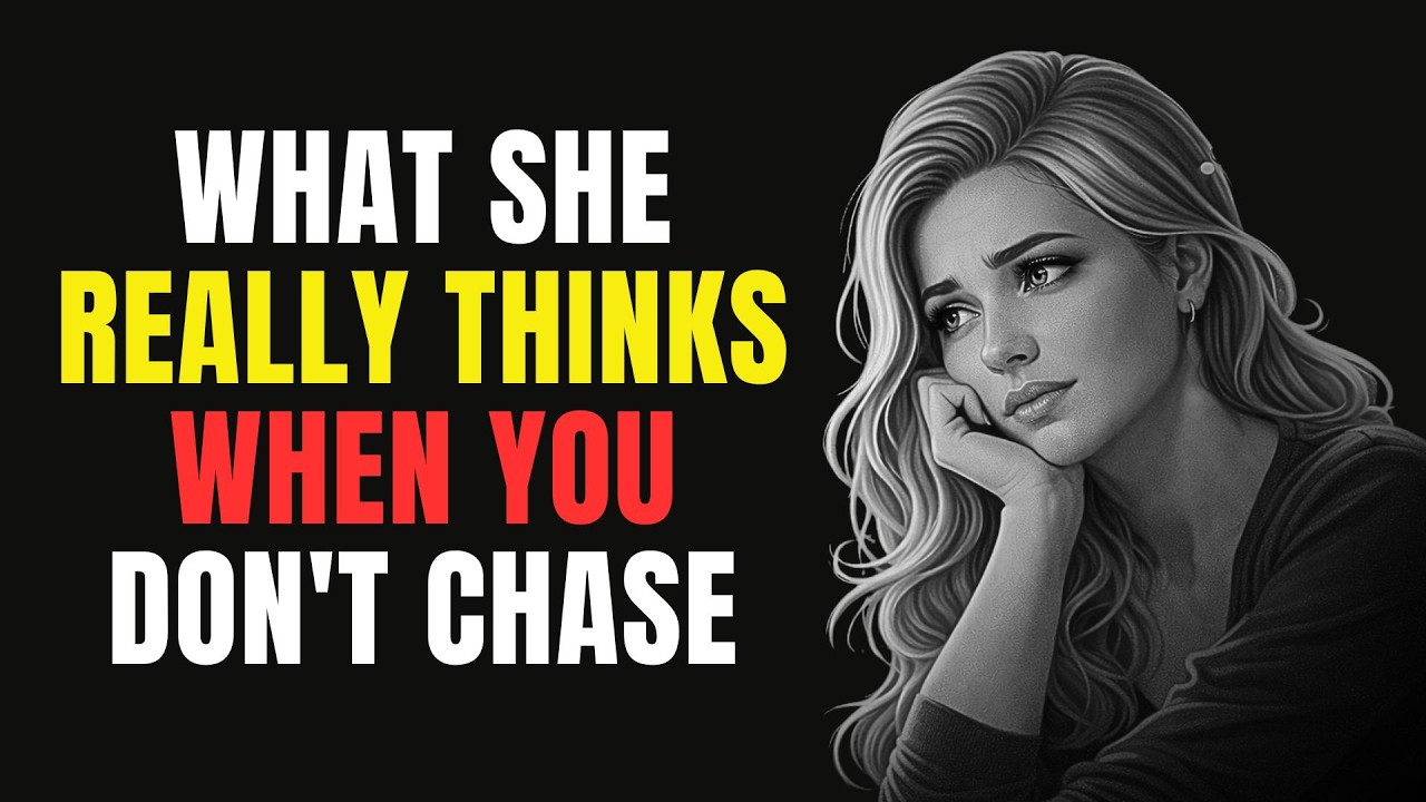 HERE’S WHAT A WOMAN THINKS WHEN YOU DON’T CHASE HER! Stoicism