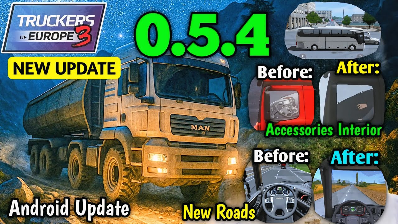 🚚🚨 EXCLUSIVE LOOK: Truckers of Europe 0.5.4 Fresh Update Breakdown! (New Features & Hidden Gems!)