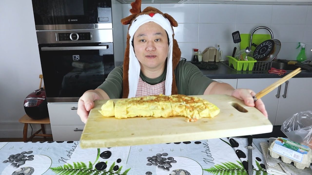 Omelette à la coréenne