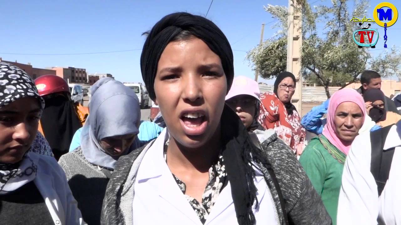 ساكنة  دوار ولاد يحيى في وقفة احتجاجية أمام الجماعة لرفع الاقصاء والتهميش